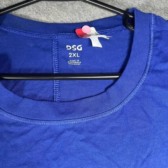 New W Tags Dicks Sporting Goods DSG Men's Blue Tank Top XXL Fits like Large/XL - Picture 2 of 5
